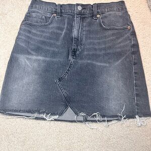 Lucky Brand Size 6 Size 28 Old Favorite Mini Jean Skirt WomenFaded Black Y2K